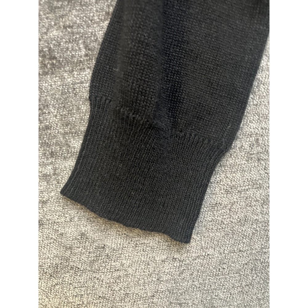 RuggedButts Quarter Zip Sweater Toddler Boys 4T Black Cotton Knitted Pullover - Picture 4 of 11